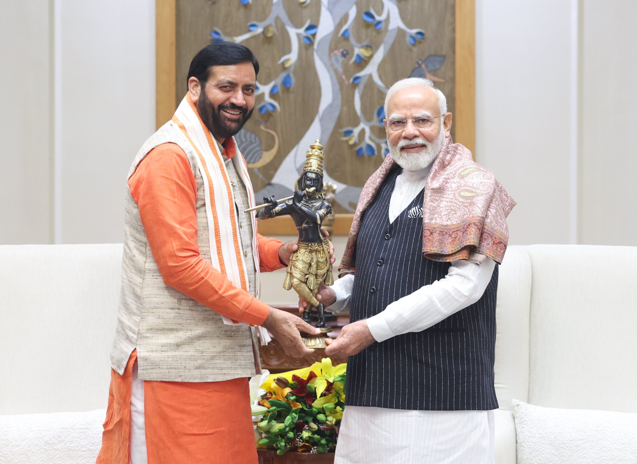 नायब सैनी ने पीएम मोदी से की मुलाकात