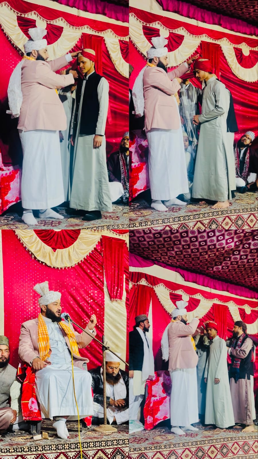 मदरसा इस्लामिया शहज़ादपुर में जश्ने दस्तारबंदी का भव्य आयोजन